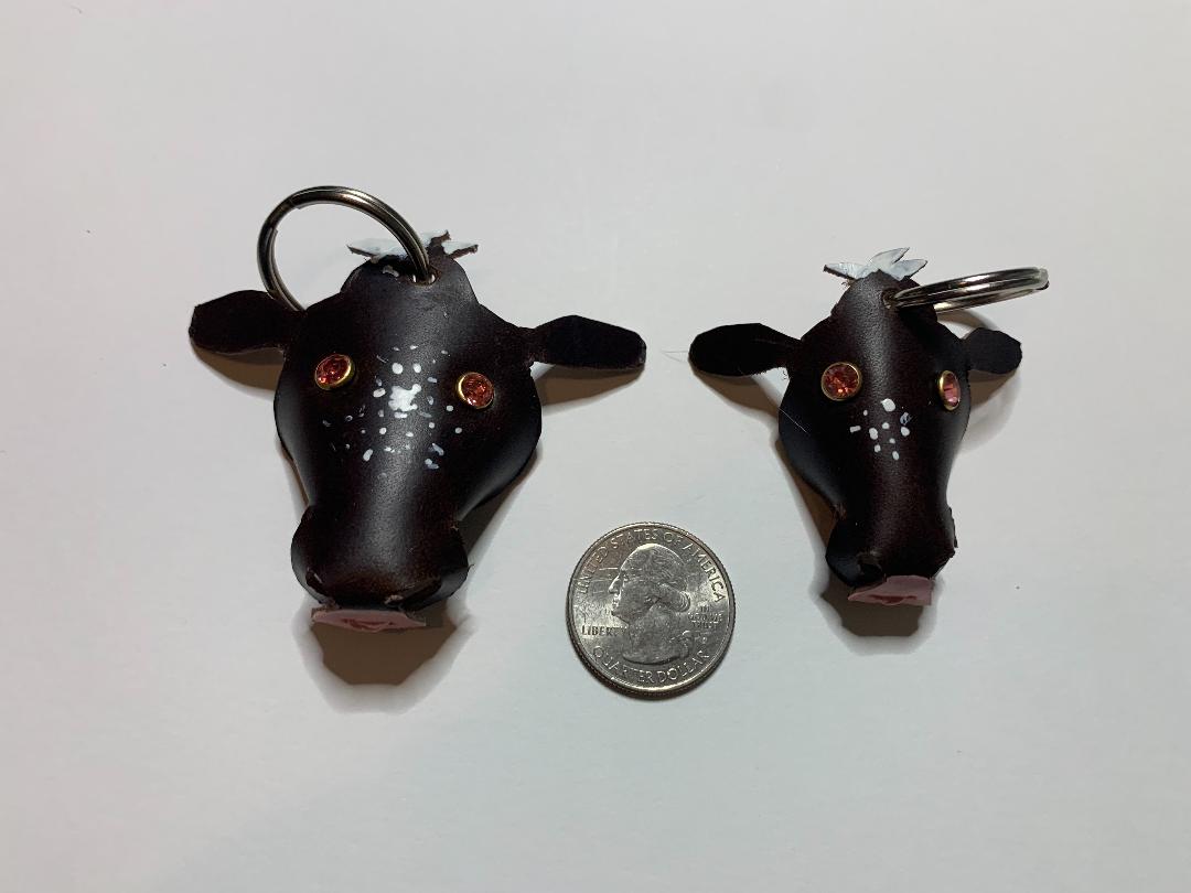 Small Cow Keychain