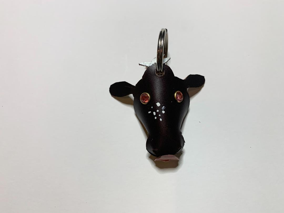 Small Cow Keychain